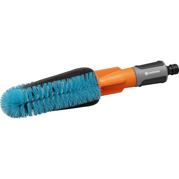 Gardena GARDENA Cleansystem bicycle brush set, washing brush (grey/turquoise, incl. 10 soap sticks)