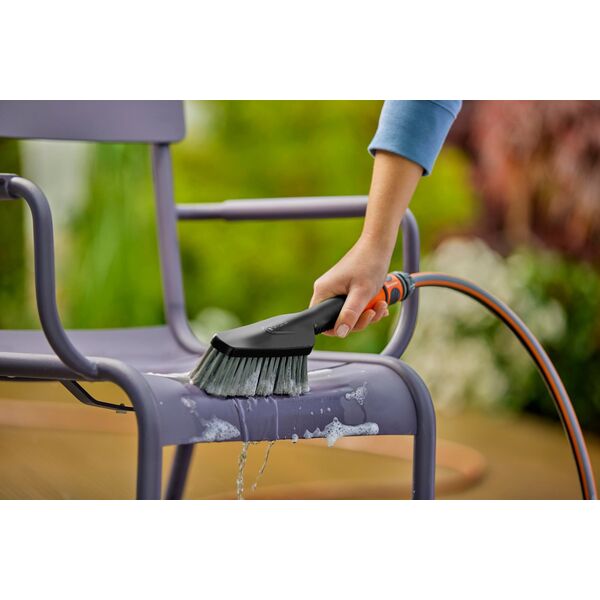 Gardena GARDENA Cleansystem washing set with hand brush S soft, washing brush (grey, incl. 10 soap sticks)