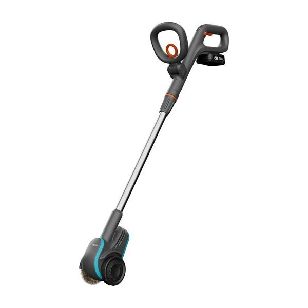 Gardena GARDENA EasyWeed 1800/18V P4A cordless joint brush, weed remover (grey/turquoise, Li-Ion battery 2.0Ah P4A, POWER FOR ALL ALLIANCE)