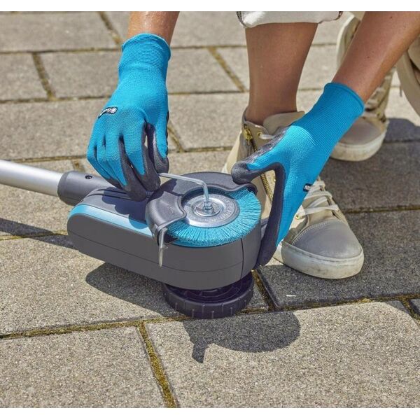 Gardena GARDENA cordless joint brush EasyWeed 1800/18V P4A solo, weed remover (grey/turquoise, without battery and charger, POWER FOR ALL ALLIANCE)
