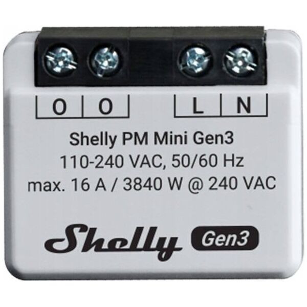 Shelly Shelly Unterputz "Plus PM Mini" WL,BT