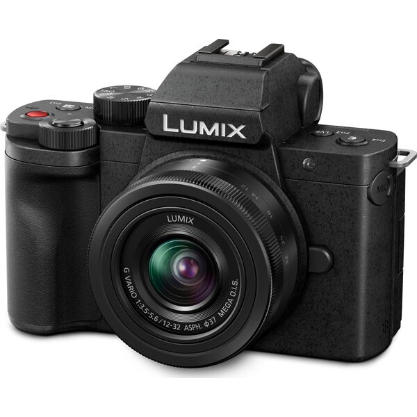 Aparat Panasonic Lumix DC-G100DV + H-FS 12-32 f/3.5-5.6 + statyw DMW-SHGR2 (DC-G100DVEGK)