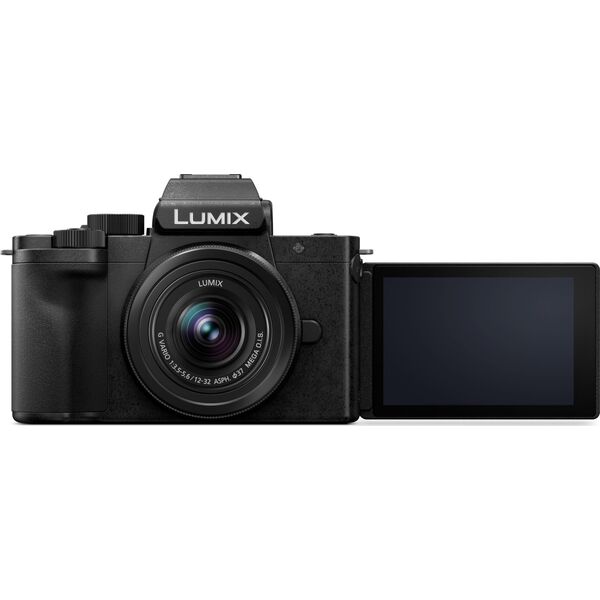 Aparat Panasonic Lumix DC-G100DV + H-FS 12-32 f/3.5-5.6 + statyw DMW-SHGR2 (DC-G100DVEGK)