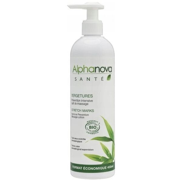 Alphanova Sante Alphanova Sante, Mleczko przeciw rozstępom, buteleczka z pompką, 400ml