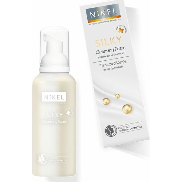 Nikel Silky Pianka czyszcząca na bazie wody różanej 150ml