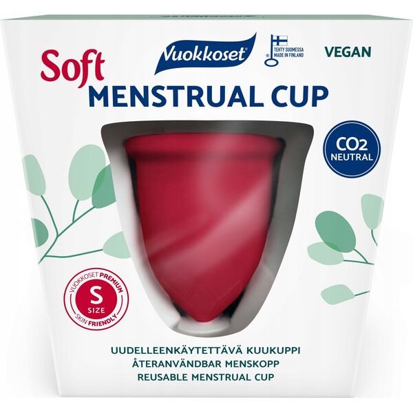 Vuokkoset Vuokkoset, Kubeczek menstruacyjny, rozmiar S, 1szt