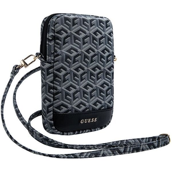 Guess Guess Zip GCube Bottom Stripe - Torebka na telefon (czarny)