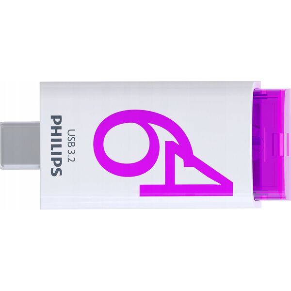 Pendrive Philips Philips USB 3.2             64GB Click Series Gen 1 USB-C