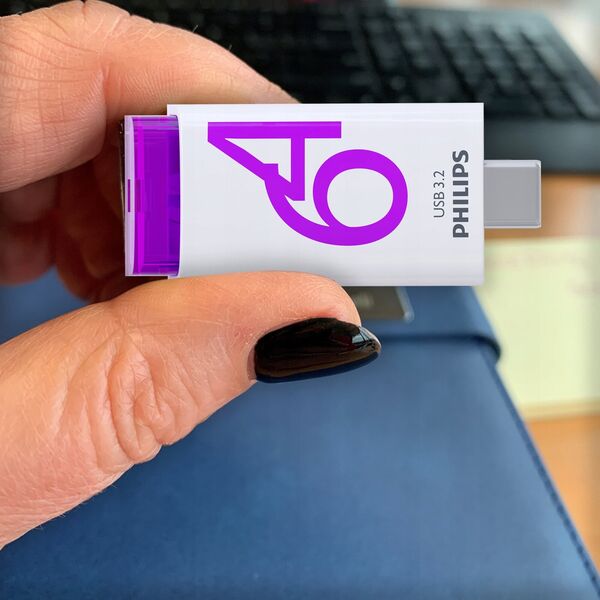 Pendrive Philips Philips USB 3.2             64GB Click Series Gen 1 USB-C