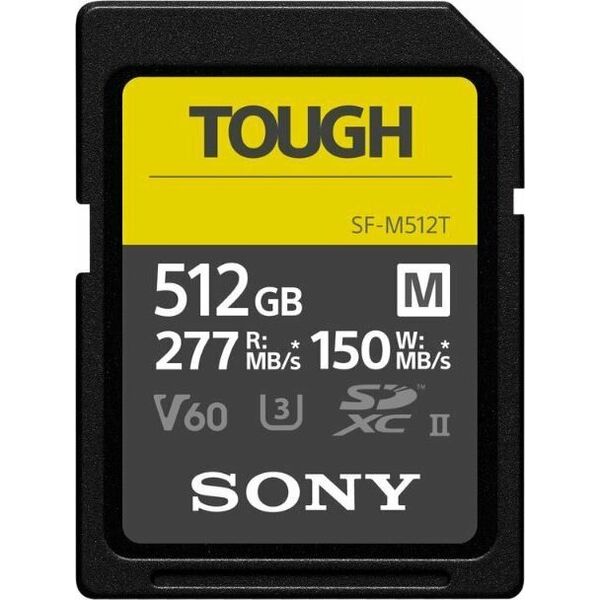 Karta Sony SF-M Tough SDXC 512 GB Class 10 UHS-II U3 V60 (SFM512T)