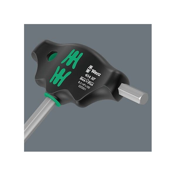Wera Wera 454/5 HF SHK Set 1 T-handle screwdriver, 5 pieces (black/green, with holding function)