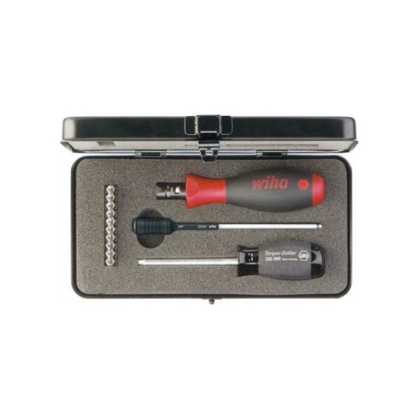 Wiha Wiha torque screwdriver set TorqueVario-S (black/red, 14 pieces, 0.8 - 5Nm)