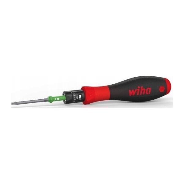 Wiha Wiha torque screwdriver set TorqueVario-S (black/red, 14 pieces, 0.8 - 5Nm)