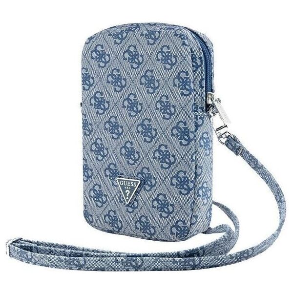 Guess Guess Zip 4G Triangle - Torebka na telefon (niebieski)