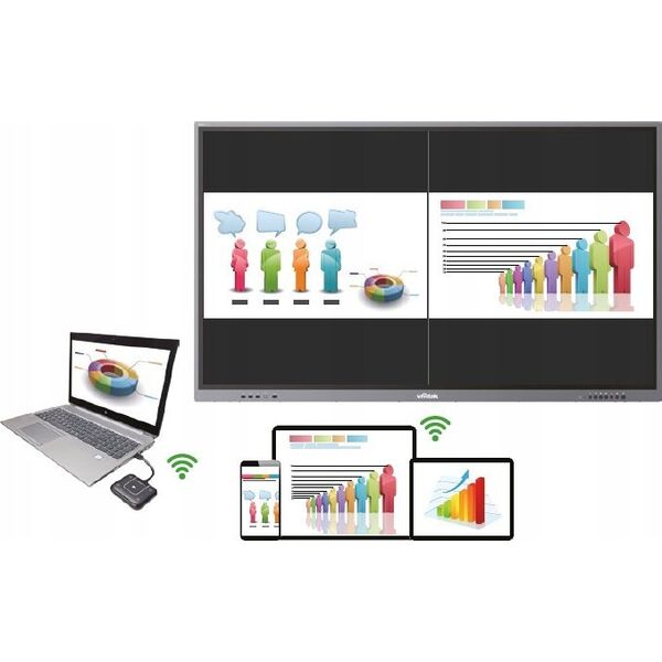 Projektor Vivitek VIVITEK 218 cm (86"), 4K-UHD, 85 kg (Gross Weight) (Speditionsversand)