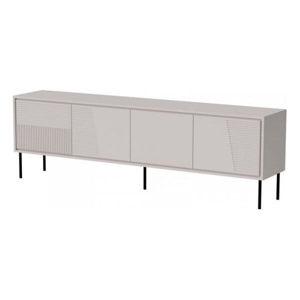 Cama Meble Szafka RTV ABI 4D 200x38x62 kaszmir mat
