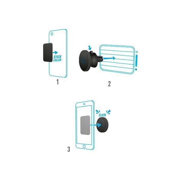 Mobilis Mobilis U.FIX Universal Car Phone Kit Lüftungshalterung