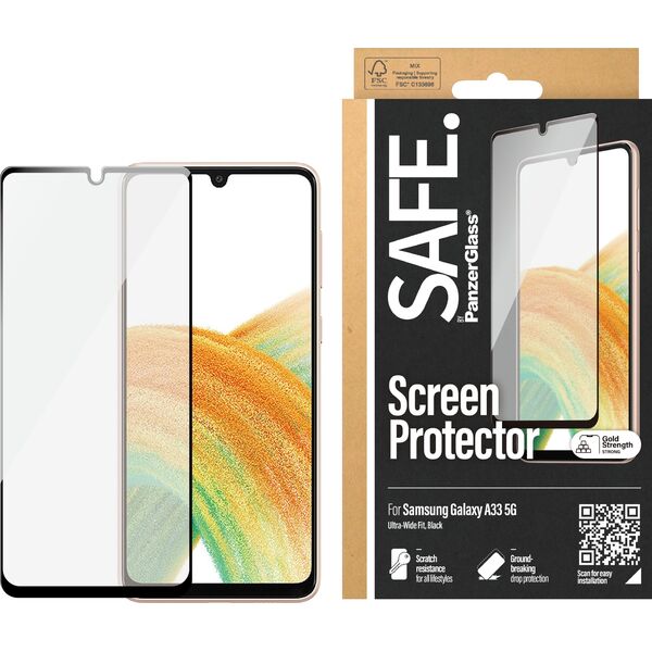 PanzerGlass SAFE. by PanzerGlass Screen Protector Samsung Galaxy A33 5G
