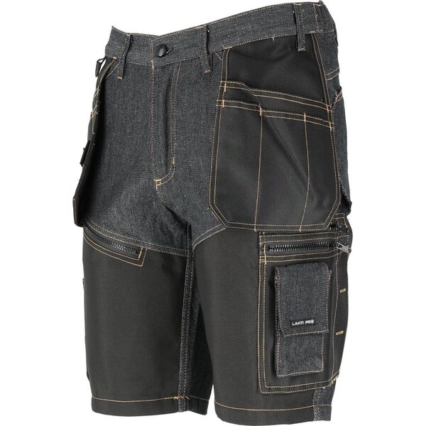 Lahti Pro Spodenki krótkie jeans. czar. ze wzmoc., "3xl", ce, lahti