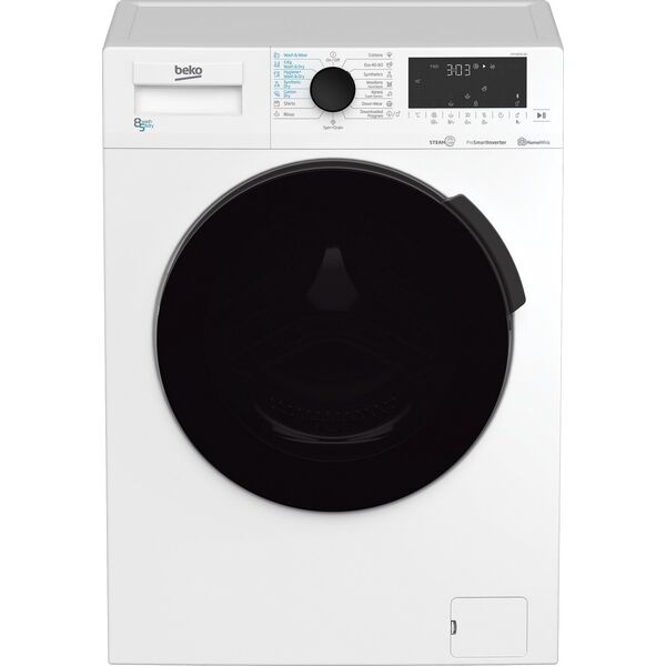 Pralko-suszarka Beko BEKO Skalbimo mašina - Dryer HTV 8716 X0 8kg - 5kg, 1400rpm, Energy class D (old A), Gylis 59 cm, Inverter Motor, HomeWhiz