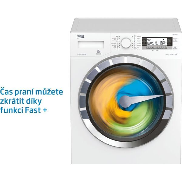 Pralko-suszarka Beko BEKO Skalbimo mašina - Dryer HTV 8716 X0 8kg - 5kg, 1400rpm, Energy class D (old A), Gylis 59 cm, Inverter Motor, HomeWhiz