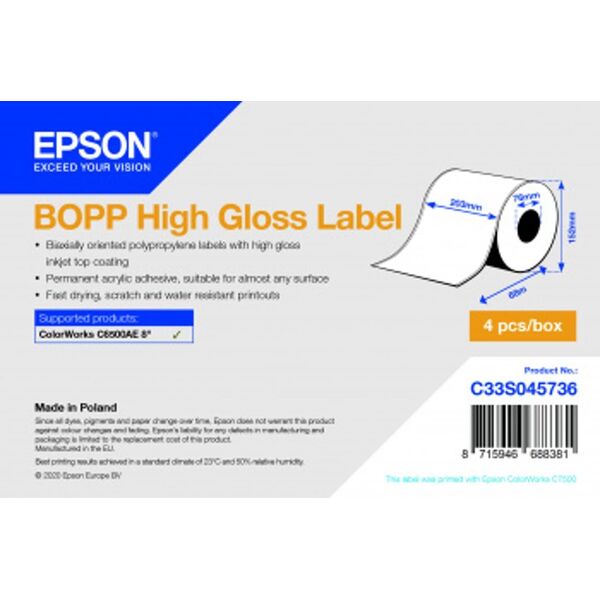 Triton Epson C33S045736 etykiet do nadruku