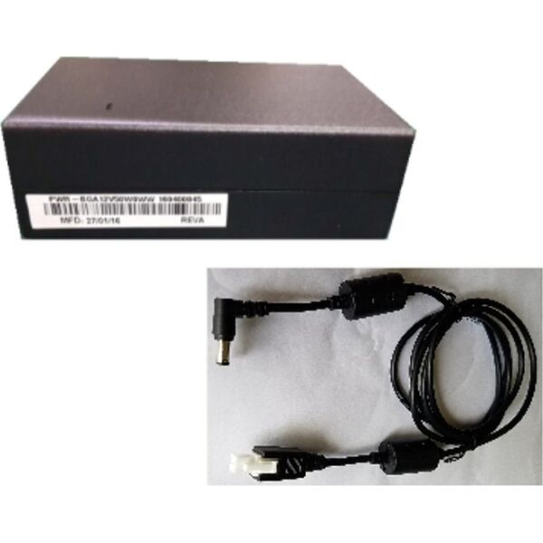 Ładowarka Zebra Zebra KIT-PWR-12V50W ładowarka do urządzeń przenośnych Czytnik kodów kreskowych Czarny