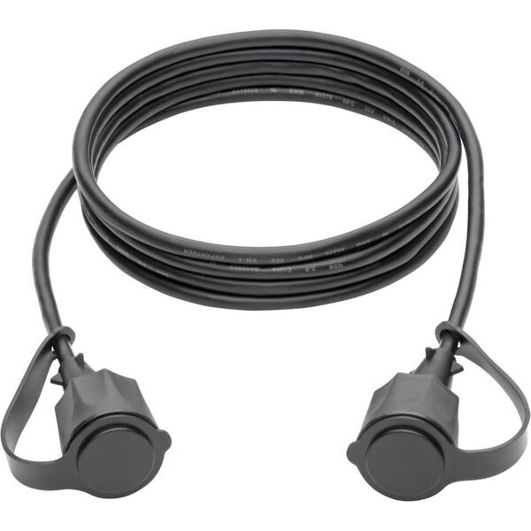 Kabel USB Eaton Eaton Tripp Lite Series USB 3.0 SuperSpeed A to A M/M Cable, Industrial - IP68, Shielded, 6 ft. (1.83 m), TAA - USB-Kabel - TAA-konform - USB Typ A (M) zu USB Typ A (M) - USB 3.1 Gen1 - 1.8 m - innen/aussen - Schwarz - fur P/N: N206-SB01-I