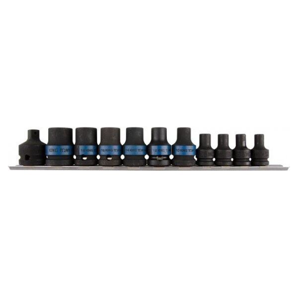 King Tony ZESTAW NASADEK UDAROWYCH 3/8''+1/2'' 11CZ. (1 KPL)