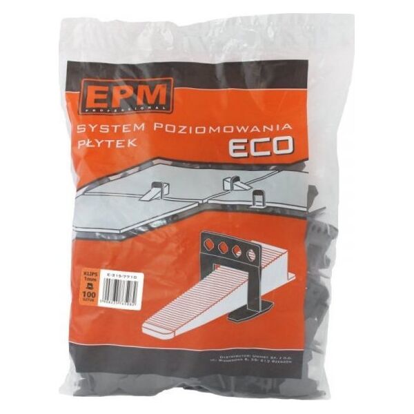 EPM SYSTEM UKŁADANIA PŁYTEK ECO 100 KLIPSÓW 1MM (1 OP)