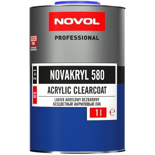 Novol LAKIER BEZBARWNY NOVAKRYL 580 2:1 1L (1 SZT)