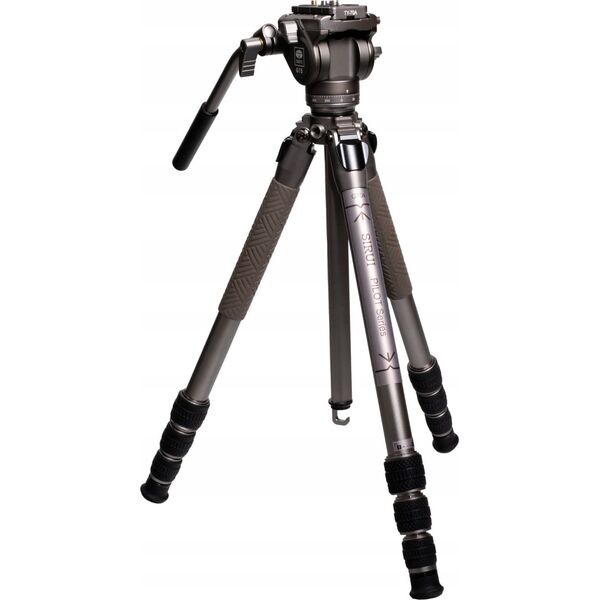 Statyw Sirui Sirui Pilot Series Alu Tripod GT04+GT5 Videohead Grey