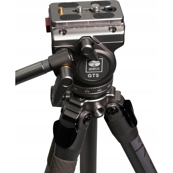 Statyw Sirui Sirui Pilot Series Alu Tripod GT04+GT5 Videohead Grey