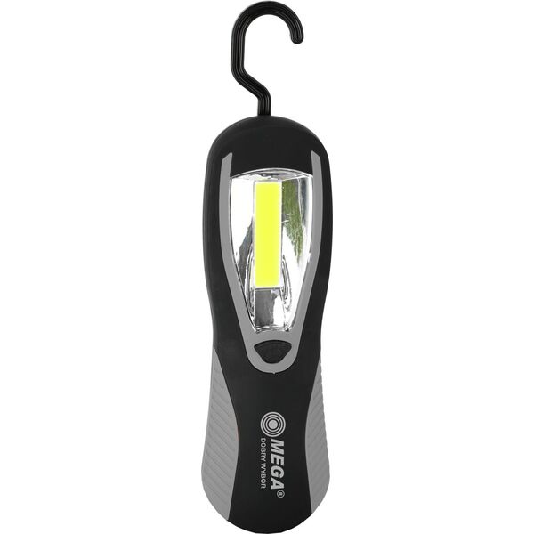 Mega Latarka warsztatowa, 3w, cob, 3xaa, 200lm, magnes