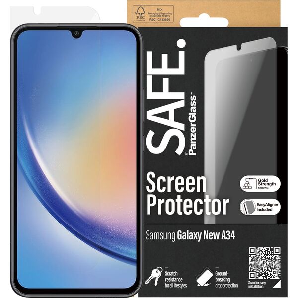 PanzerGlass SAFE. by PanzerGlass Samsung A35 5G, UWF