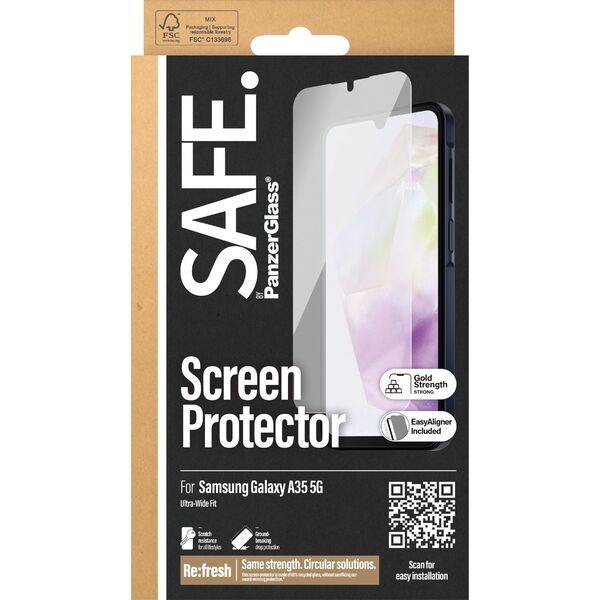 PanzerGlass SAFE. by PanzerGlass Samsung A35 5G, UWF