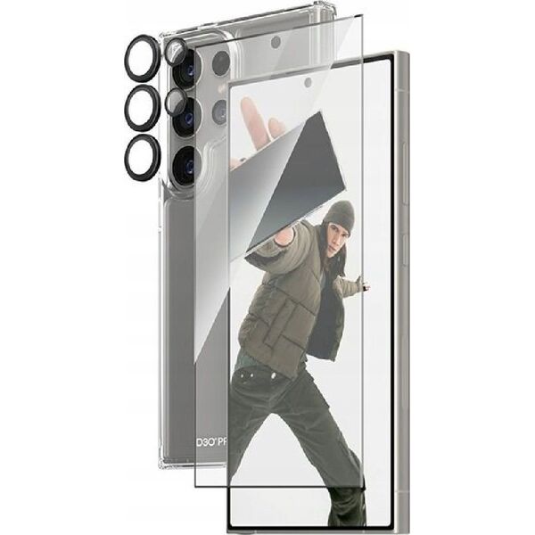 PanzerGlass PanzerGlass 3-in-1 Samsung Galaxy S24 Ultra, UWF