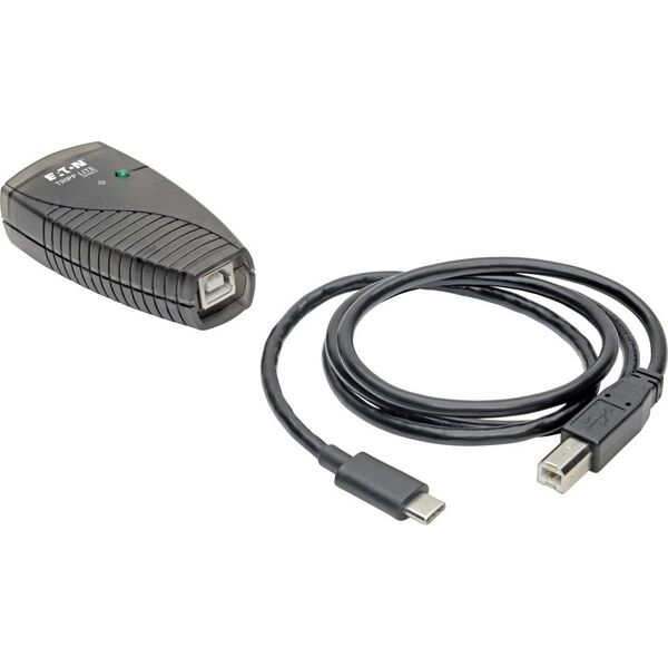 Adapter USB Eaton Eaton Tripp Lite Series USB-C to Serial Adapter (DB9) - Keyspan, High-Speed (M/M), Detachable Cable, TAA - Serieller Adapter - USB - RS-232 x 1 - Schwarz - TAA-konform
