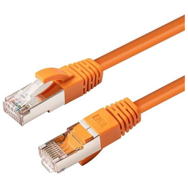 MicroConnect Microconnect MC-SFTP6A01O kabel sieciowy Pomarańczowy 1 m Cat6a S/FTP (S-STP)