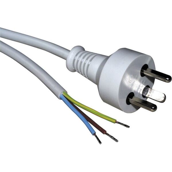 Kabel zasilający Roline ROLINE 30.16.9037 kabel zasilające Biały 6 m DK-EDB