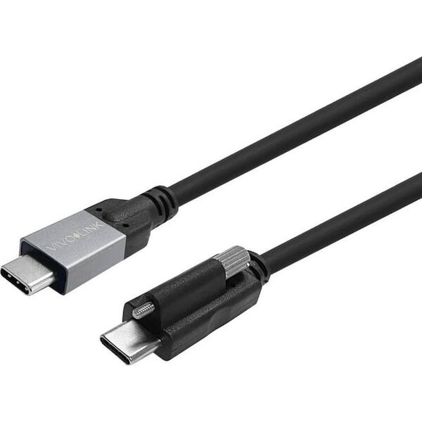 Kabel USB VivoLink USB-C - USB-C 2 m Czarny (PROUSBCMMS2)
