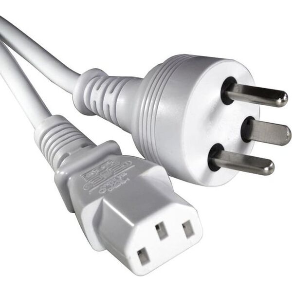 Kabel zasilający Roline ROLINE 30.08.9030 kabel zasilające Biały 6 m DK-EDB C13 panel
