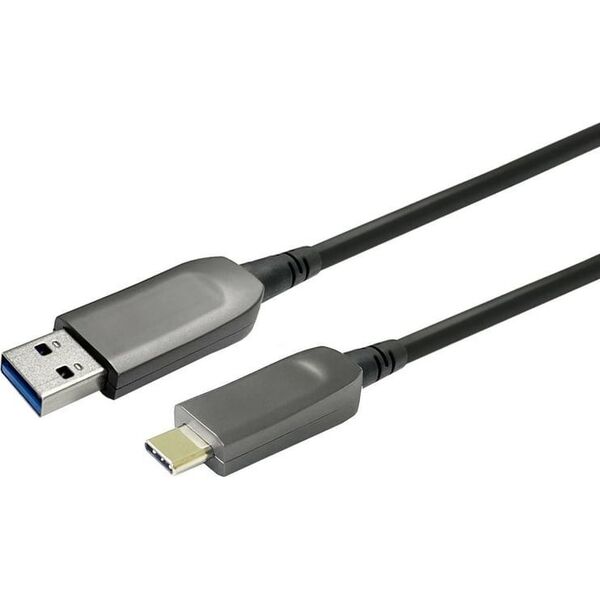 Kabel USB VivoLink USB-C - USB-A 10 m Czarny (PROUSBCAMMOP25)