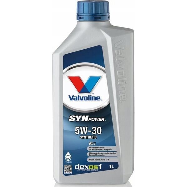 Valvoline Alyva varikliui SYNPOWER DX1 5W30 1L, Valvoline