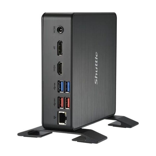 Komputer Shuttle Shuttle NC40U3 komputer typu barebone 0.84L sized PC Czarny i3-1215U Intel SoC