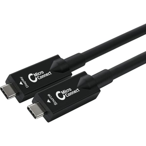 Kabel USB MicroConnect USB-C - USB-C 7.5 m Czarny (USB3.2CC7OP)