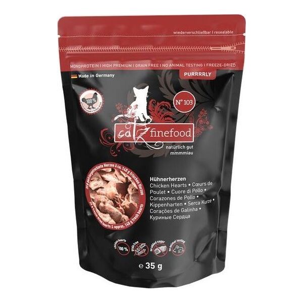 Catz Finefood Catz Finefood Purly Przysmak Dla Kota Serca Kurczaka 35g