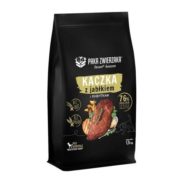 Paka Zwierzaka Paka Zwierzaka Karma Dla Psa Kaczka z Jabłkiem 1,5kg