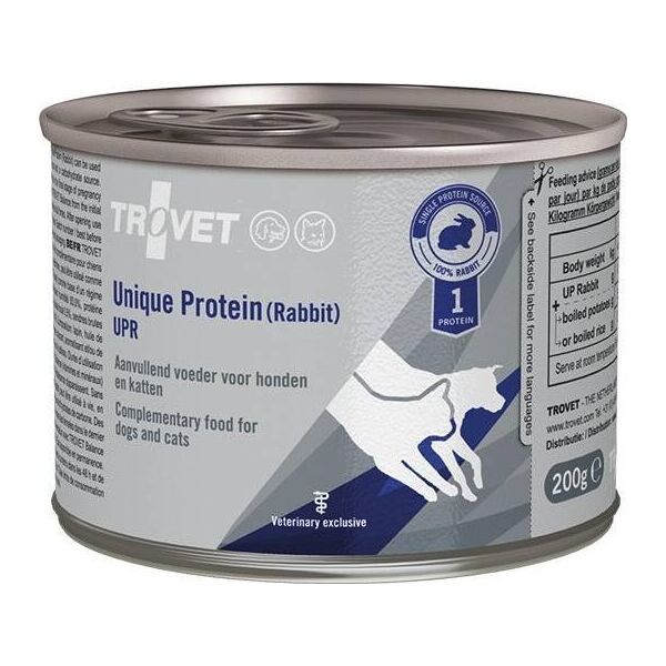 Trovet Trovet Unique Protein UPR Królik Karma Dla Psa Kota 200g