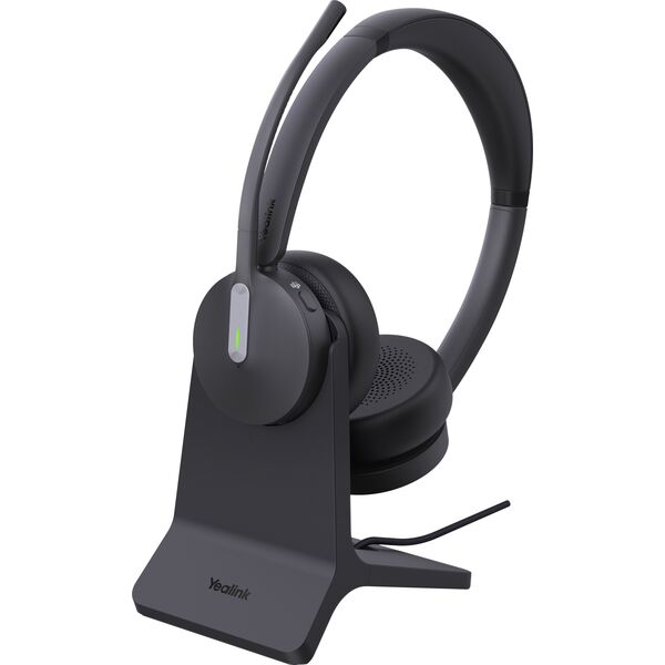 Słuchawki Yealink Yealink BH70 Microsoft Teams Zestaw słuchawkowy Bezprzewodowy Opaska na głowę Biuro/centrum telefoniczne Bluetooth Czarny
